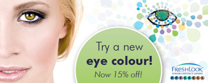 15% on the Freshlook Selection!