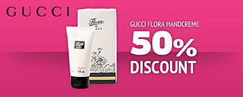 Gucci flora handcream - 50% discount