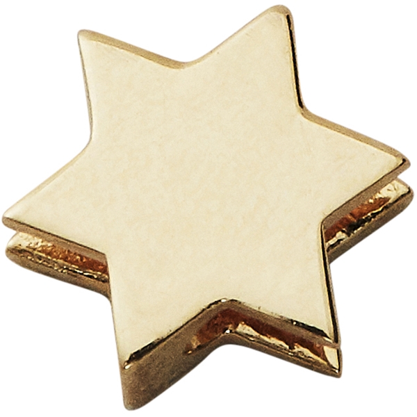 Design Letters Star Charm Gold (Picture 1 of 2)