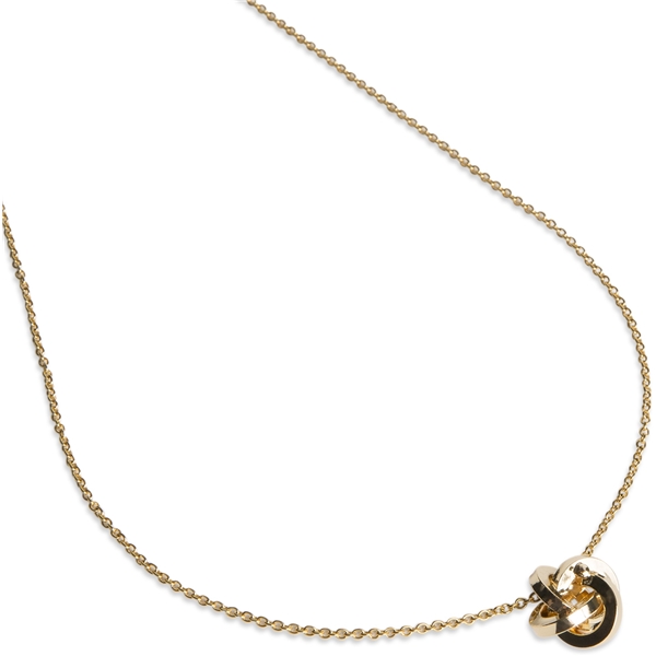 PEARLS FOR GIRLS Knot Necklace Gold (Picture 1 of 2)