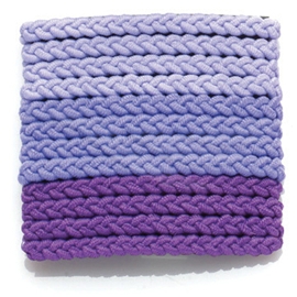 05136 Braided Hair Elastic Set Purple
