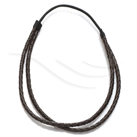 05148 Braided Leather Head Band