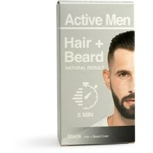 Active Men Hair + Beard Color 1 set Black