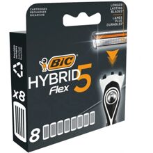 8 each/packet - BIC Hybrid Flex 5 Refill Blades