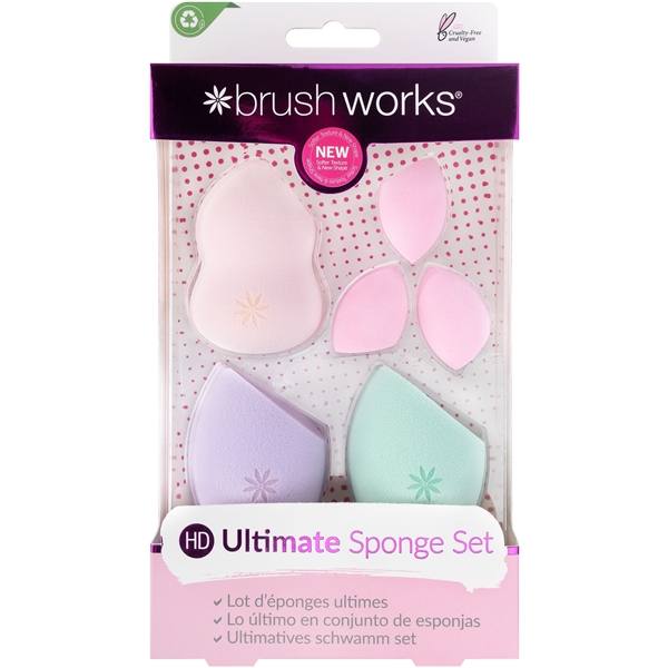 Brushworks HD Ultimate Complexion Sponge Set (Picture 1 of 2)