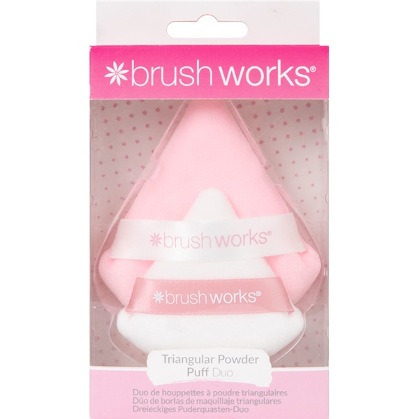 Brushworks Triangular Powder Puff Duo (Picture 1 of 4)