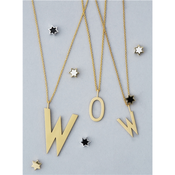 Design Letters Star Charm Gold (Picture 2 of 2)