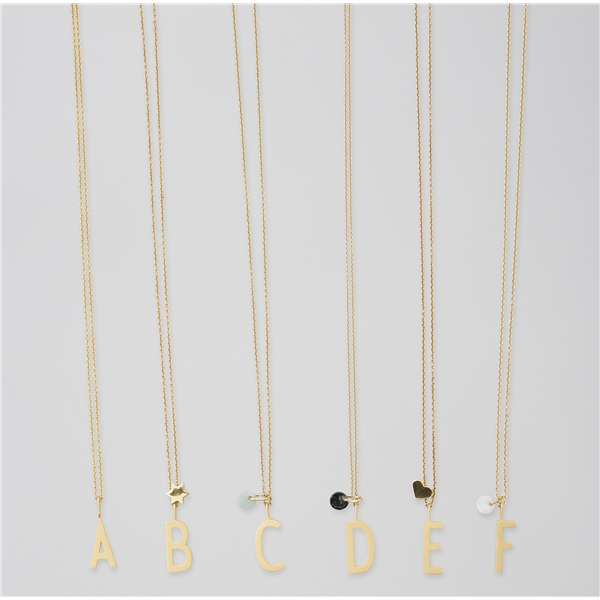 Design Letters Archetype Charm 16 mm Gold A-Z (Picture 2 of 2)