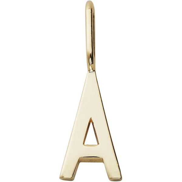 Design Letters Archetype Charm 10 mm Gold A-Z (Picture 1 of 3)
