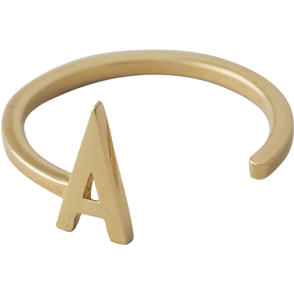Design Letters Ring Gold A-Z (Picture 1 of 2)