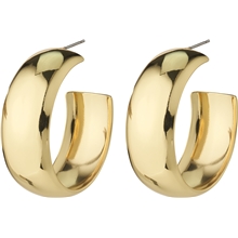 28241-2023 NAIA Mega Chunky Gold Hoops 1 set