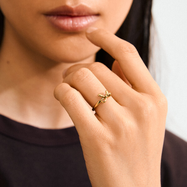 63253-2014 Lulu Bow Stack Ring (Picture 3 of 3)