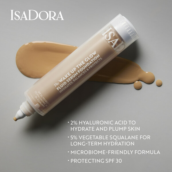 IsaDora The Wake Up the Glow Fluid Foundation (Picture 5 of 8)