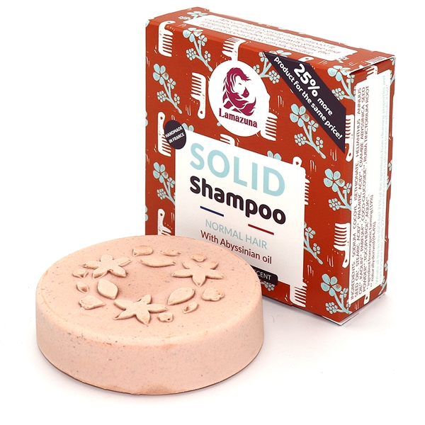 Lamazuna Solid Shampoo Normal Hair Abyssinian Oil (Picture 2 of 3)