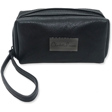 Black Zircon Casual Makeup Bag
