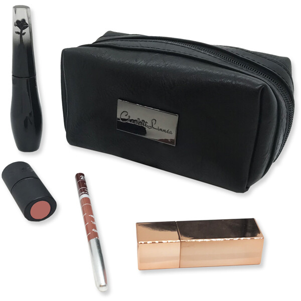 Black Zircon Casual Makeup Bag (Picture 4 of 5)