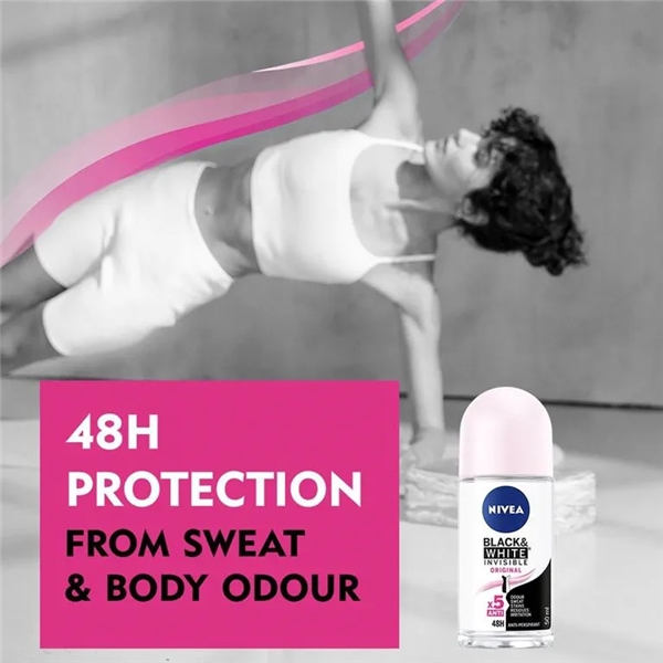Nivea Deo Black & White Invisible Roll On (Picture 3 of 6)