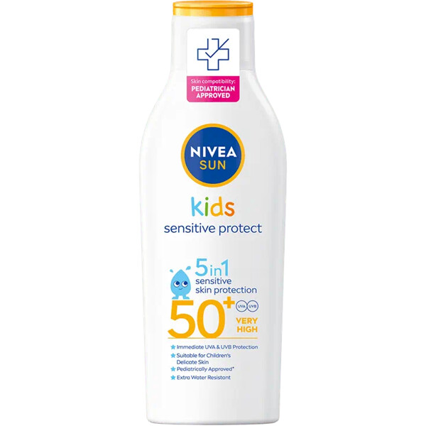Nivea Sun Kids Sensitive Lotion Spf 50+ (Picture 1 of 4)