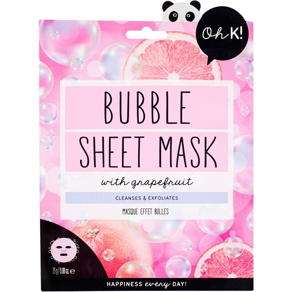 Oh K! Bubble Mask with Grapefruit (Picture 1 of 3)
