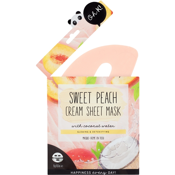 Oh K! Sweet Peach Cream Sheet Mask (Picture 3 of 4)