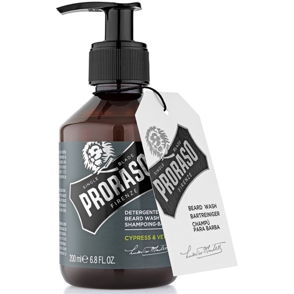Proraso Beard Shampoo Cypress & Vetyver (Picture 2 of 3)