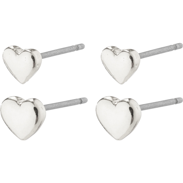 66231-6003 AFRODITTE Heart Earrings 2-In-1 Set (Picture 1 of 4)