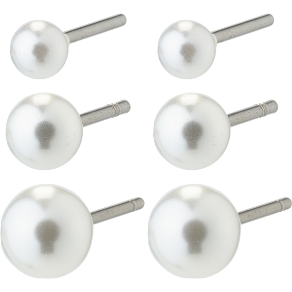 69231-6013 ELISA Pearl Earrings 3-In-1 Set (Picture 1 of 3)