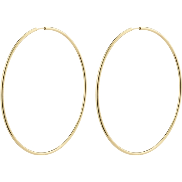 28232-2033 APRIL Gold Maxi Hoop Earrings (Picture 1 of 3)