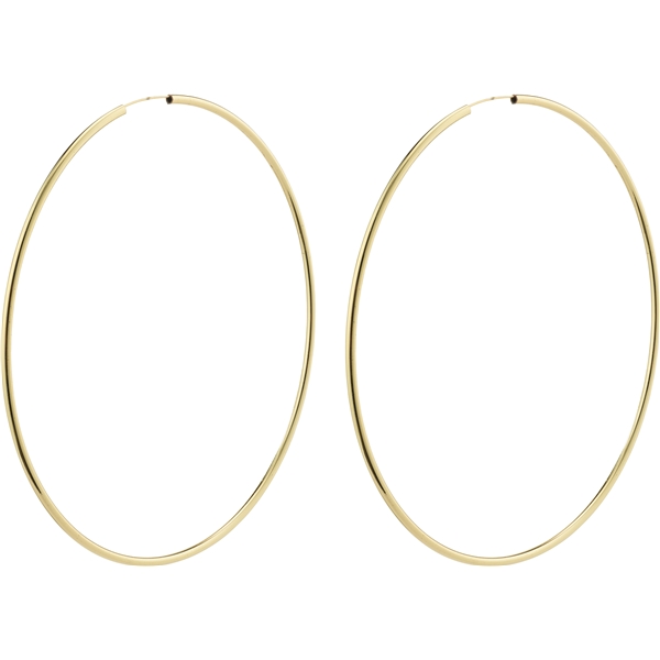 28232-2043 APRIL Gold Mega Hoop Earrings (Picture 1 of 3)