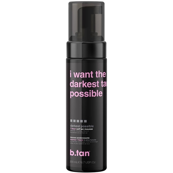 I Want The Darkest Tan Possible Self Tan Mousse (Picture 1 of 5)