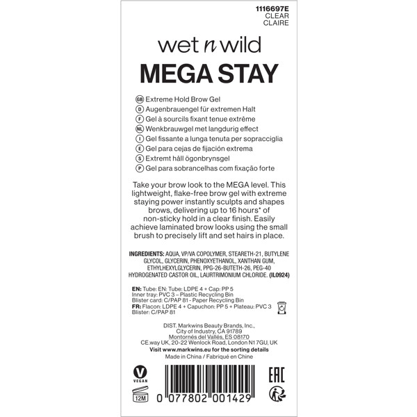Wet n Wild Mega Stay Extreme Hold Brow Gel (Picture 7 of 8)