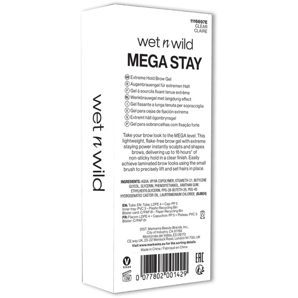 Wet n Wild Mega Stay Extreme Hold Brow Gel (Picture 8 of 8)